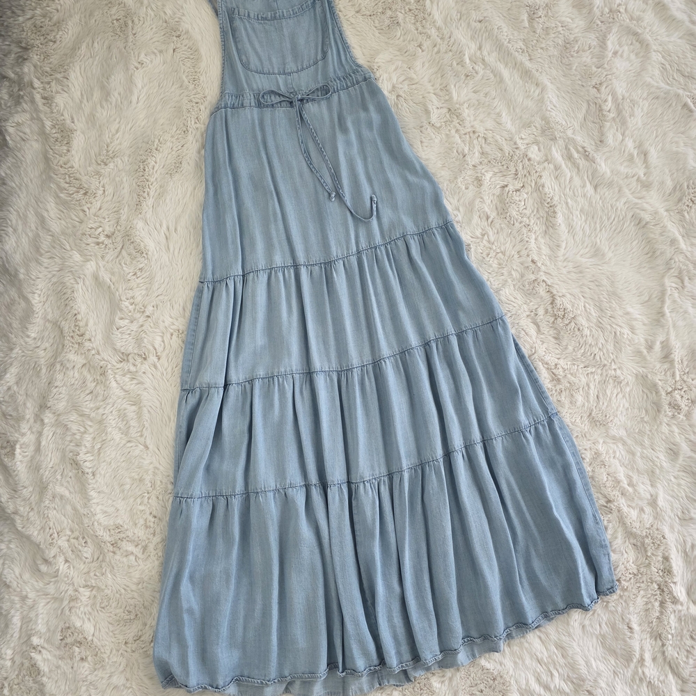 Vesti Light Blue Sleeveless Maxi Dress